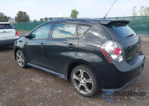 2009 Pontiac Vibe Gt from USA, damaged, VIN 5Y2SN670X9Z433790